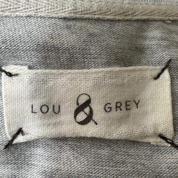 Lou & Gray Gray Knit Sleeveless Drawstring Pockets Casual  Dress - Picture 6 of 6